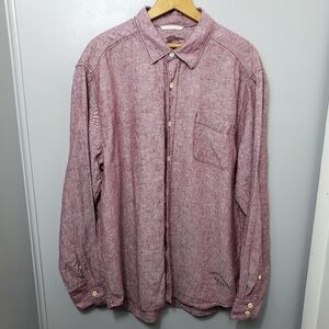 TOMMY BAHAMA 100% Linen Button Down Shirt
